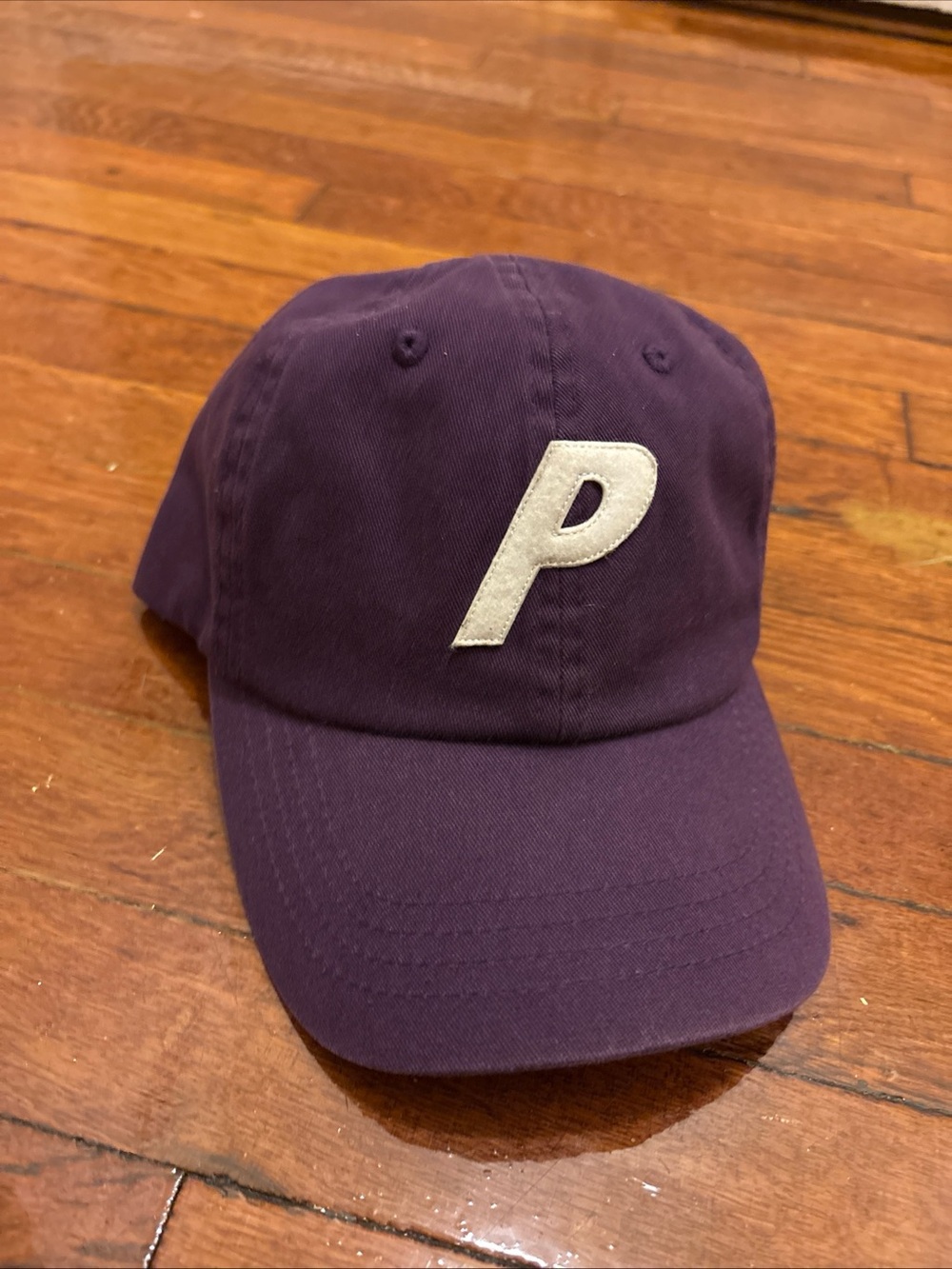 Men’s Palace Skateboards Purple Baseball Dad Cap 'P' logo Patch OS